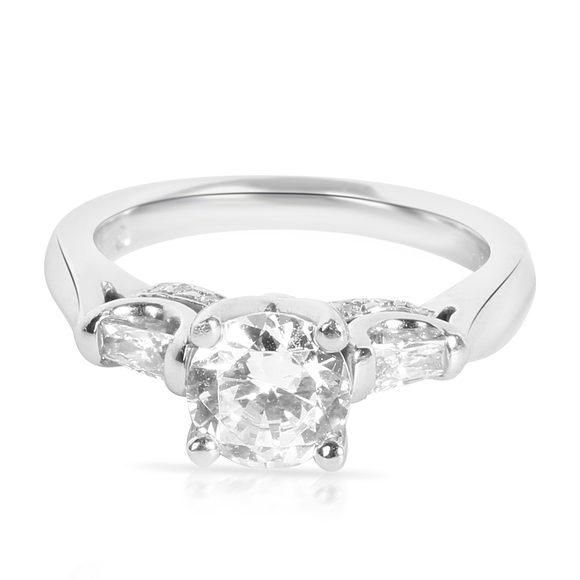 Verragio Diamond Engagement Ring Setting in Platinum (0.25 CTW) - Picture 1 of 4